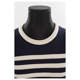 Ami-Pull-over en laine-Bleu