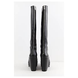 Robert Clergerie-Leather boots-Black