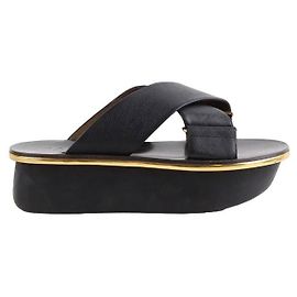 Marni Leather mules Black