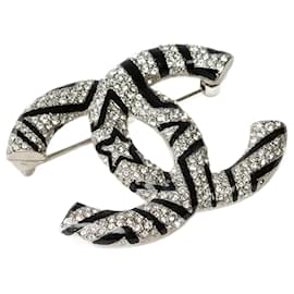 Chanel-CHANEL CC Jewelry in Silver Metal - 101828-Silvery