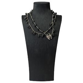 Gioielli CHANEL CC in perla nera - 101857 Nero
