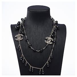 Chanel-CHANEL CC Jewelry in Black Pearl - 101857-Black