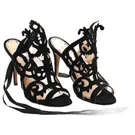 Marchesa-MARCHESA Heels EU 40 Wildleder--Schwarz