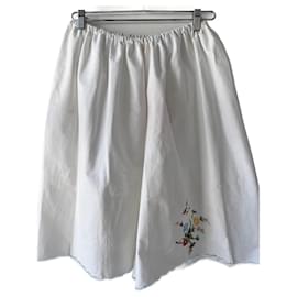 Autre Marque-handmade deadstock embroidered pillowcase shorts-Other