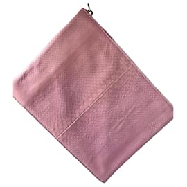 Calvin Klein-calvin klein pink snake clutch-Pink