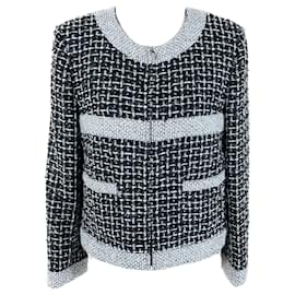 Chanel-Novo casaco preto de tweed Lesage de Charlotte Groeneveld-Preto