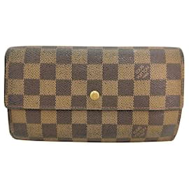 Louis Vuitton-Louis Vuitton Portefeuille Sarah Canvas Lange Geldbörse N61734 in gutem Zustand-Andere