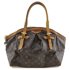 Louis Vuitton-Louis Vuitton Tivoli GM Canvas Shoulder Bag M40144 in fair condition-Other