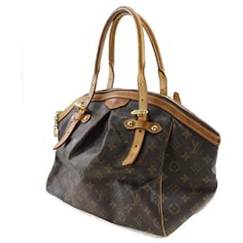 Louis Vuitton-Louis Vuitton Tivoli GM Canvas Shoulder Bag M40144 in fair condition-Other