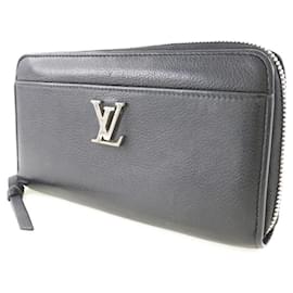 Louis Vuitton-Louis Vuitton Zippy Lock Me Long Wallet Leather Long Wallet M62622 in fair condition-Other