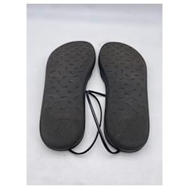 Ancient Greek Sandals-SANDALES GREC ANCIENNES Sandales T.UE 38 Cuir-Noir