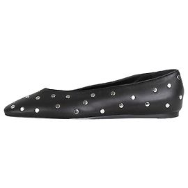 Autre Marque Pantofola Regency nera con borchie - taglia EU 38 (UK 5) Nero