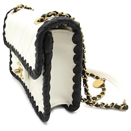 Chanel-Chanel White Mini calf leather Braided My Own Frame Flap-White