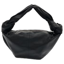Bottega Veneta-Bottega Veneta Black Double Knot Handbag-Black
