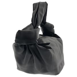 Bottega Veneta-Bottega Veneta Black Double Knot Handbag-Black