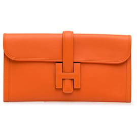 Hermès-Hermes Naranja Swift Jige Elan 29-Naranja