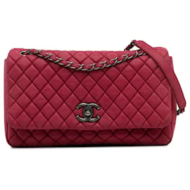 Chanel-Chanel Red Medium New Bubble Flap-Red