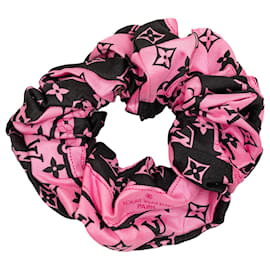 Louis Vuitton-Louis Vuitton – Mindful Chouchou – Haargummi mit Monogramm-Biene in Rosa-Pink