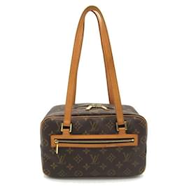 Louis Vuitton-Louis Vuitton Cite MM Canvas Shoulder Bag M51182 in good condition-Other
