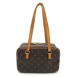 Louis Vuitton-Louis Vuitton Cite MM Canvas Shoulder Bag M51182 in good condition-Other