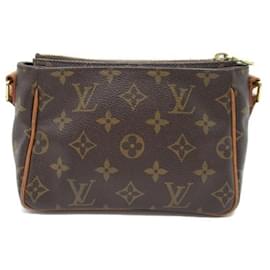 Louis Vuitton-Louis Vuitton Vivacite PM Canvas Shoulder Bag M51165 in good condition-Other