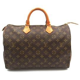 Louis Vuitton-Louis Vuitton Speedy 35 Bolsa de lona M41524 em boa condição-Outro