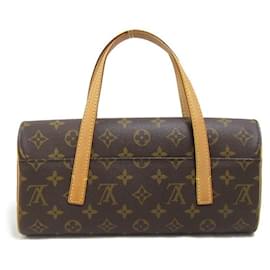 Louis Vuitton-Bolsa Louis Vuitton Sonatine Monogram Bolsa de lona M51902 em boa condição-Outro