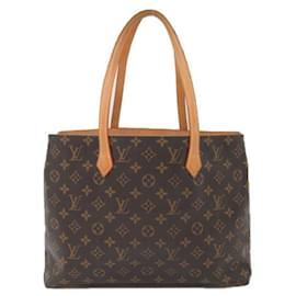 Louis Vuitton-Louis Vuitton Wilshire MM Canvas Tote Bag M45644 in good condition-Other