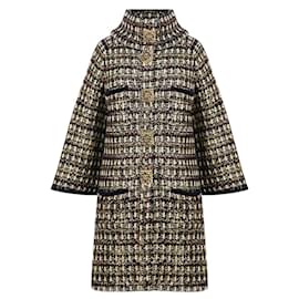 Chanel-Manteau avec 10 boutons rares emblématiques en Gripoix.-Multicolore