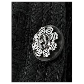 Chanel-Chaqueta de tweed negra de París / Seúl-Negro