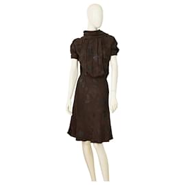 Dsquared2-Dresses-Brown