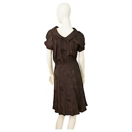 Dsquared2-Dresses-Brown