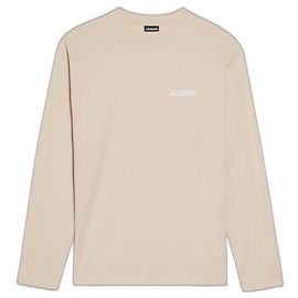 Jacquemus Maglietta a Maniche Lunghe Beige Beige