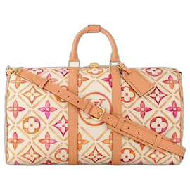 Louis Vuitton-LV Keepall by the pool Coral new-Red