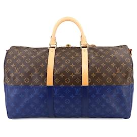 Louis Vuitton-Louis Vuitton Keepall Bandouliere 50-Azul