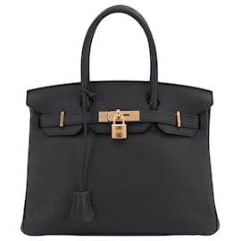 Hermès-HERMES BIRKIN 30-Nero