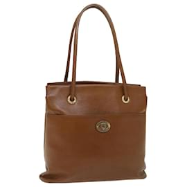 Autre Marque-Burberrys Borsa a Spalla Pelle Marrone Auth bs13405-Marrone