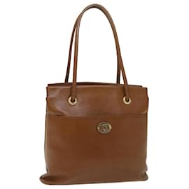 Autre Marque-Burberrys Shoulder Bag Leather Brown Auth bs13405-Brown