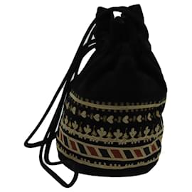 Prada-PRADA Purse Shoulder Bag Suede Black Auth bs13201-Black