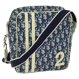 Christian Dior-Christian Dior Trotter Borsa a tracolla in tela Navy Auth mr110-Blu navy