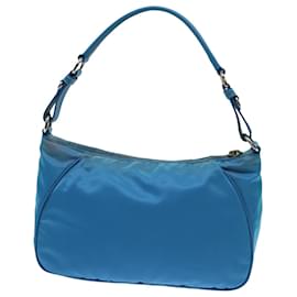 Prada-PRADA Pochette Accessoire Nylon Bleu Clair Auth 70224-Bleu clair