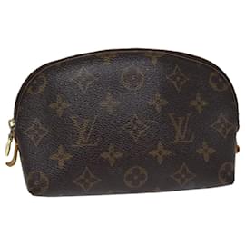 Louis Vuitton-Estuche cosmético M con monograma Pochette Cosmetic PM de LOUIS VUITTON47515 LV Auth 70491-Monograma