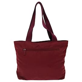 Prada-PRADA Tote Bag Nylon Red Auth 70587-Red