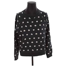 Moschino Baumwollpullover Schwarz