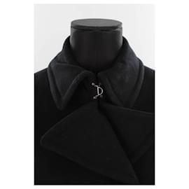 Burberry-Cappotto di lana-Nero