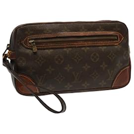 Louis Vuitton-LOUIS VUITTON Monograma Marly Dragonne GM Clutch Bag M51825 Autenticação de LV 70474-Monograma