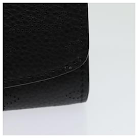 Louis Vuitton-LOUIS VUITTON Mahina Portefeuille Iris Compact Wallet Noir M62540 Auth LV 70838UNE-Noir