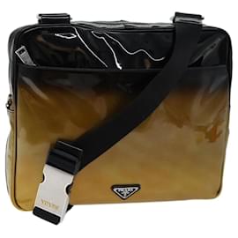 Prada-PRADA Shoulder Bag Patent leather Black Auth mr104-Black