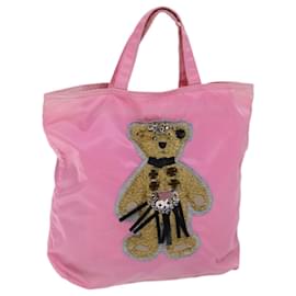Prada-PRADA Handtasche Nylon Pink Auth yk11651-Pink