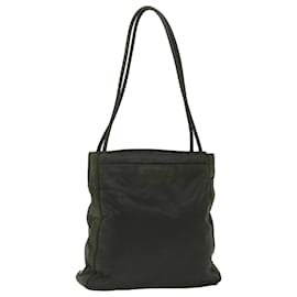Prada-PRADA Shoulder Bag Nylon Khaki Auth bs13406-Khaki